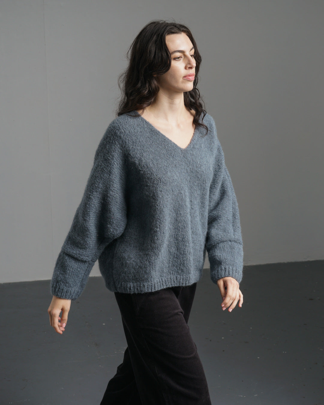 Leah V-neck Wool Jumper