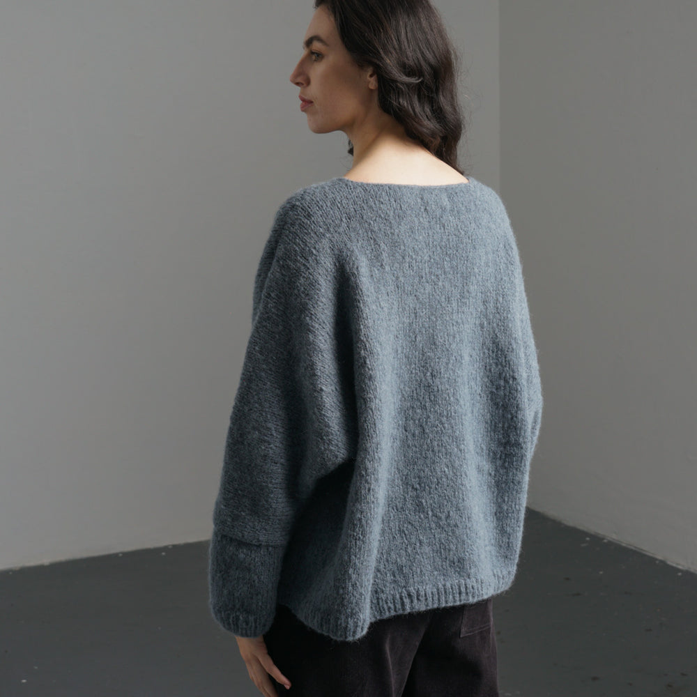 
                      
                        Leah V-neck Wool Jumper
                      
                    