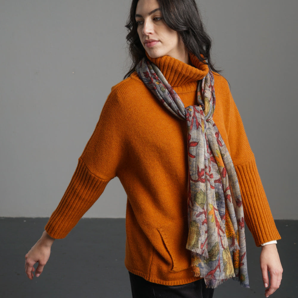 
                      
                        Mystical Garden Fine Wool Scarf
                      
                    