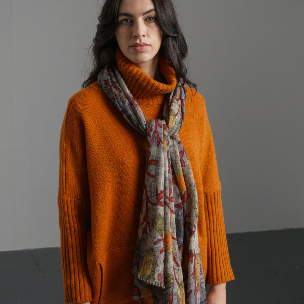 
                      
                        Mystical Garden Fine Wool Scarf
                      
                    