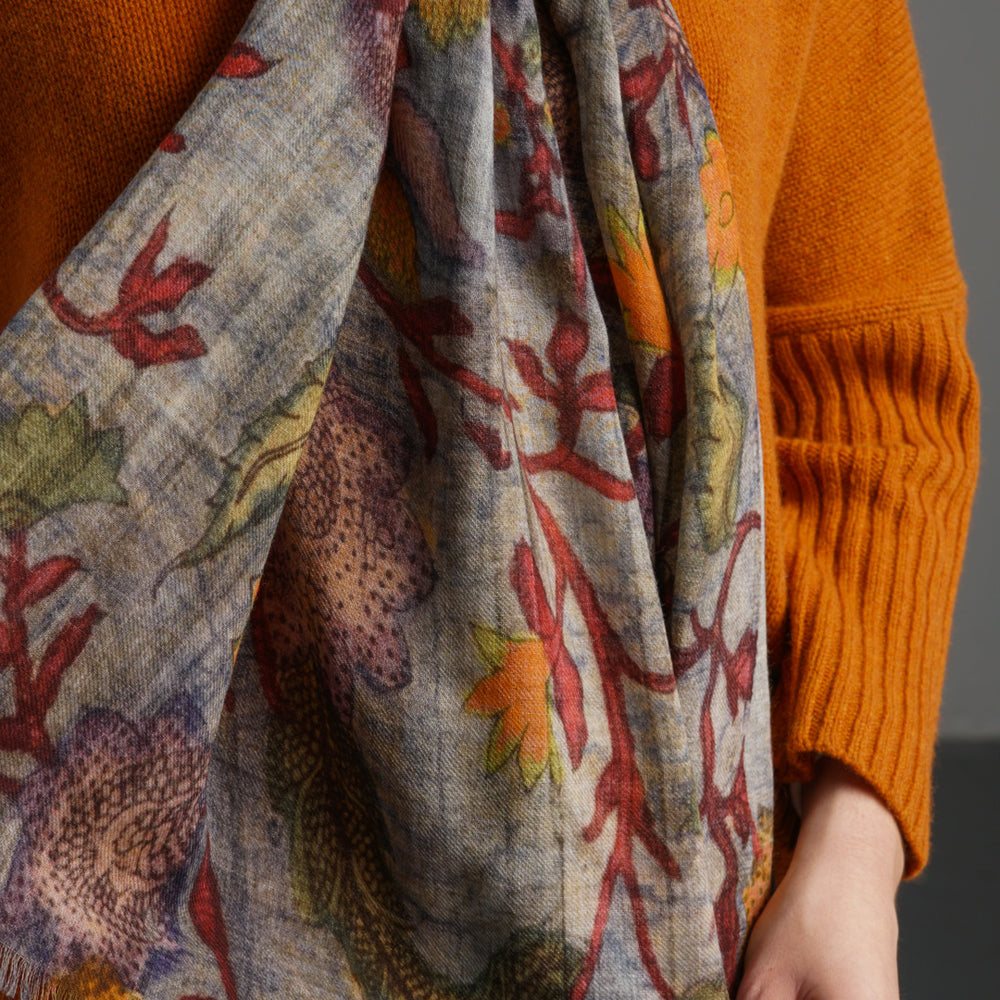 
                      
                        Mystical Garden Fine Wool Scarf
                      
                    
