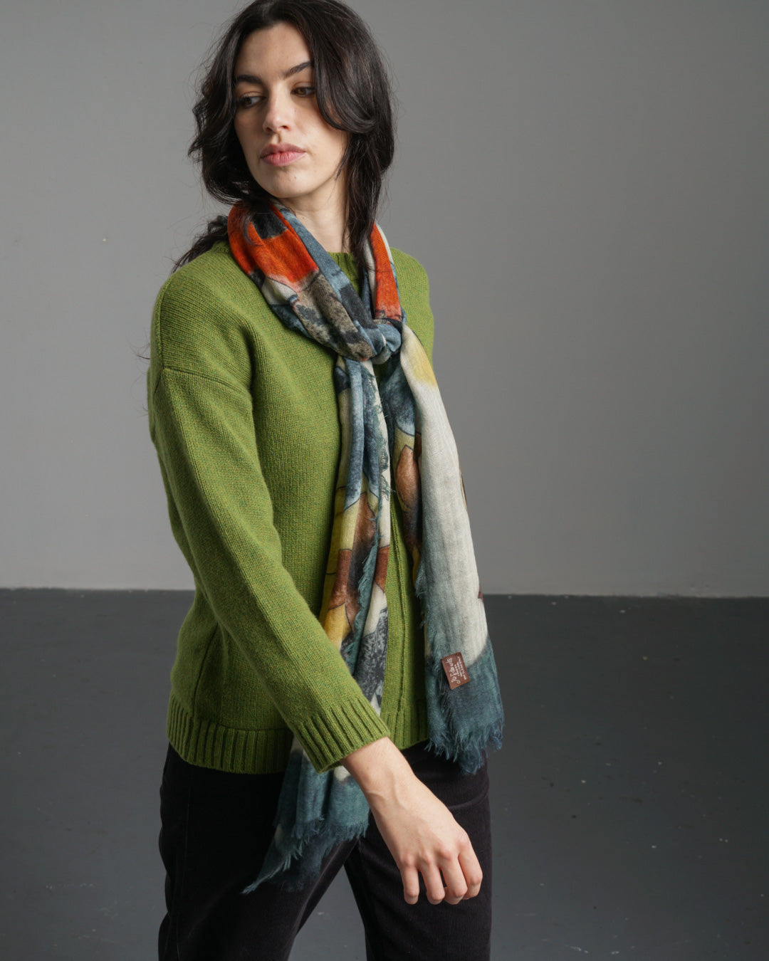 Poppy Wool Scarf