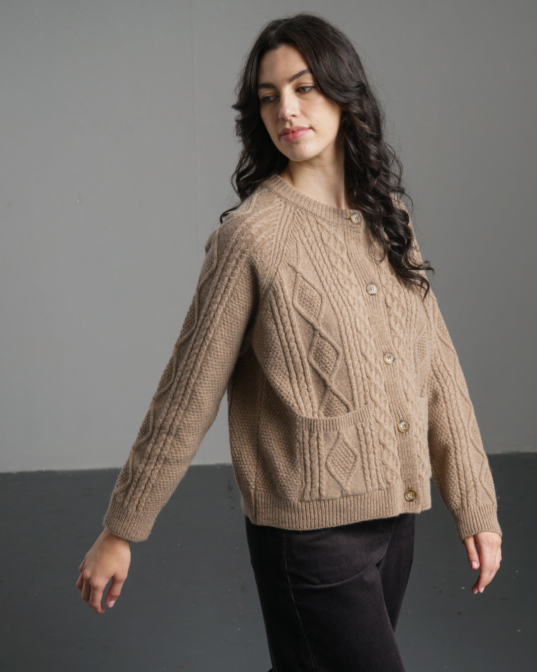 Derby Aran Cardigan