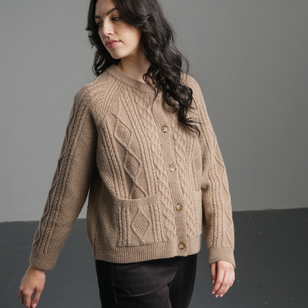 
                      
                        Derby Aran Cardigan
                      
                    