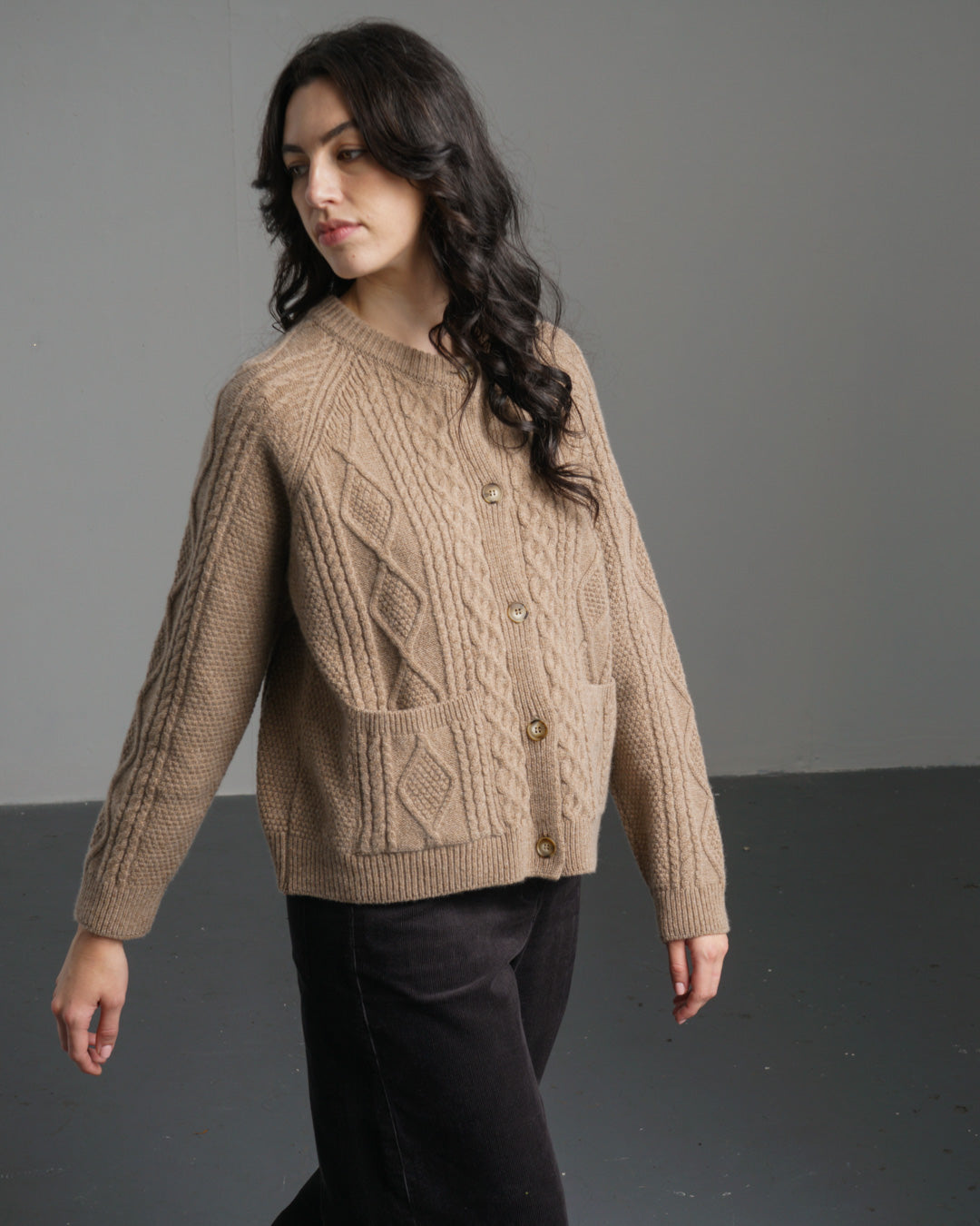 Derby Aran Cardigan