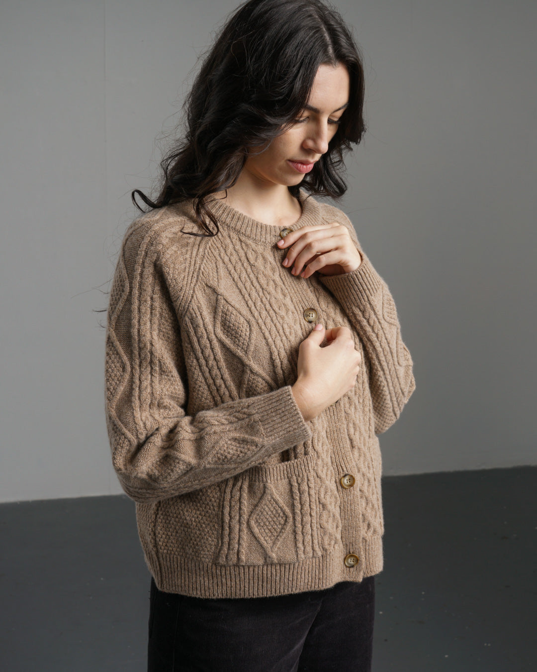 Derby Aran Cardigan