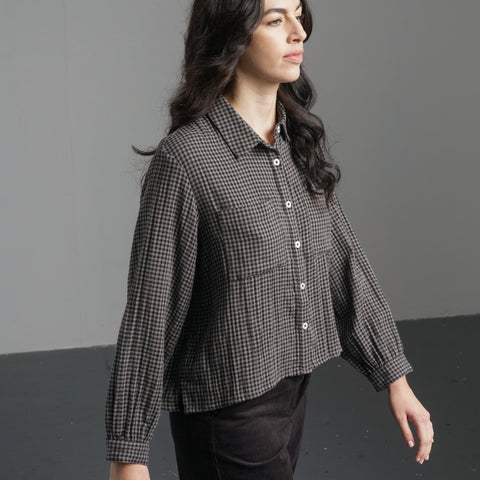 Ada Cropped Blouse - BIBICO