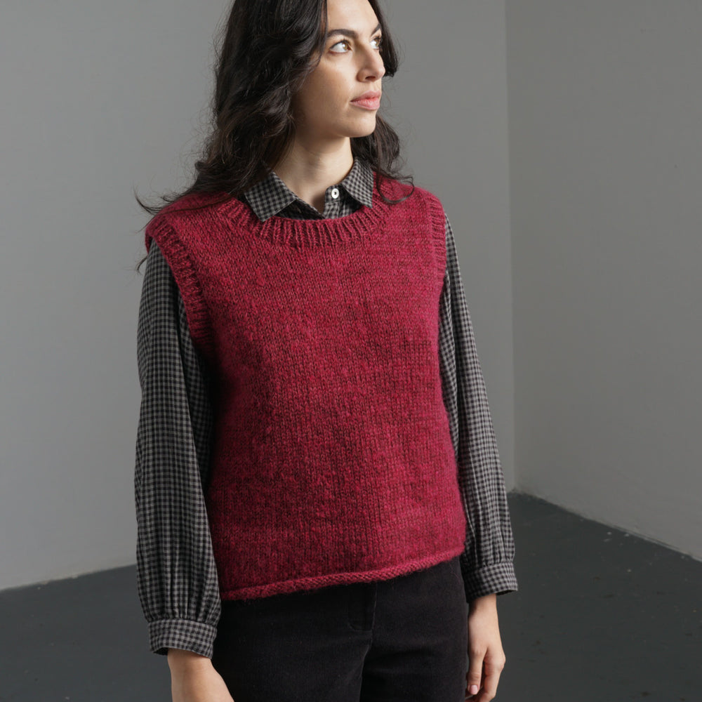 
                      
                        Heather Knitted Vest
                      
                    