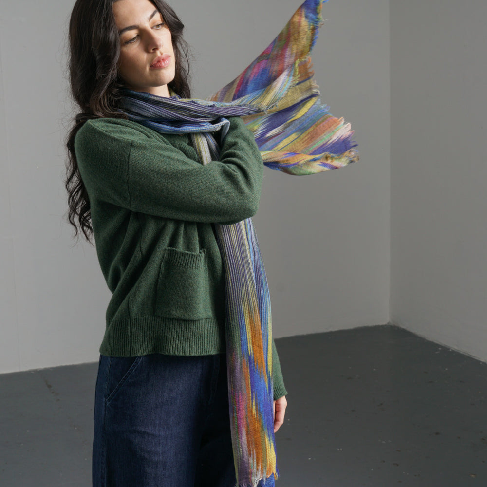 Festival Colour Melange Wool Scarf