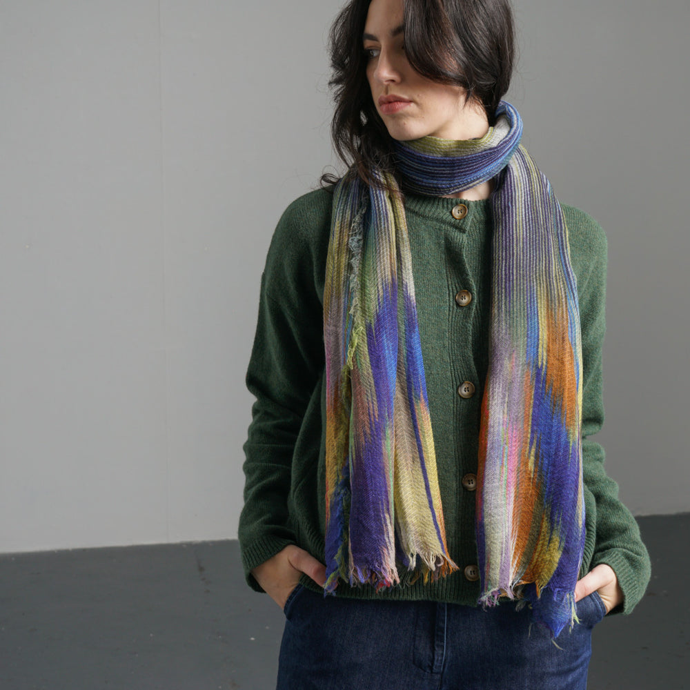 
                      
                        Festival Colour Melange Wool Scarf
                      
                    