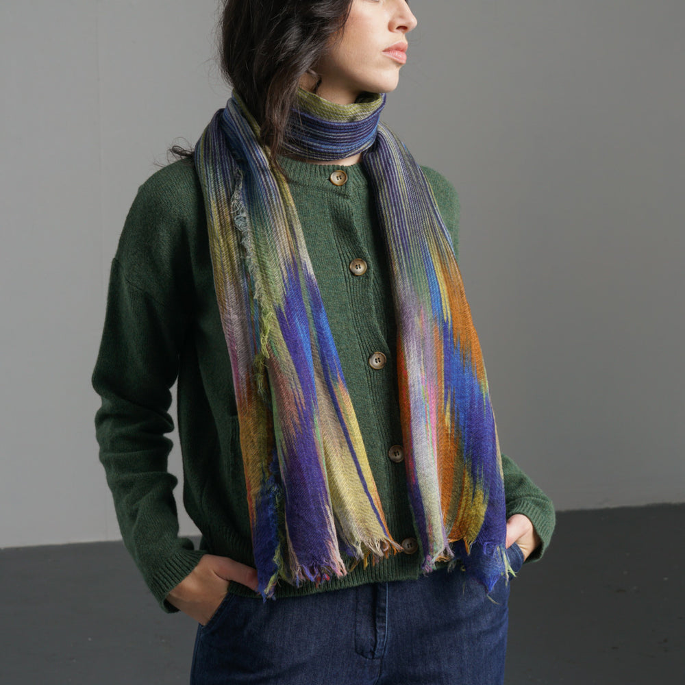 
                      
                        Festival Colour Melange Wool Scarf
                      
                    