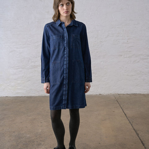 OCEAN SHIRT DRESS - BIBICO