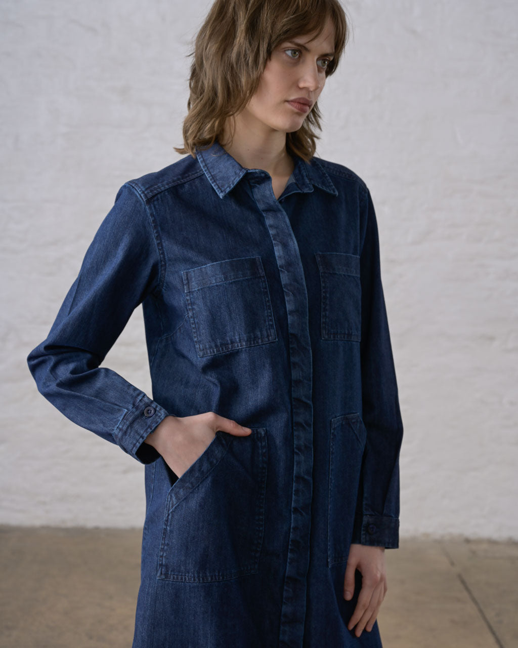 OCEAN SHIRT DRESS - BIBICO