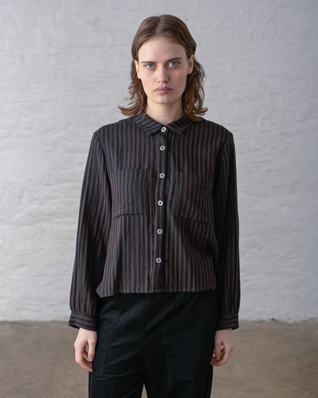 Ada Cropped Blouse - BIBICO