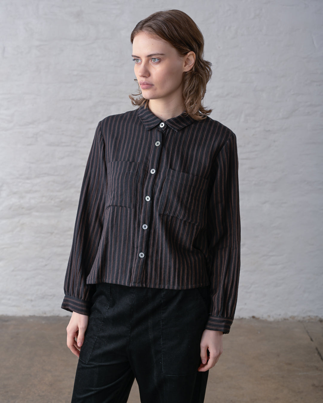 Ada Cropped Blouse - BIBICO