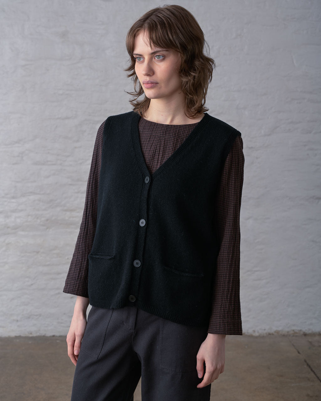 FREYA WOOL VEST - BIBICO