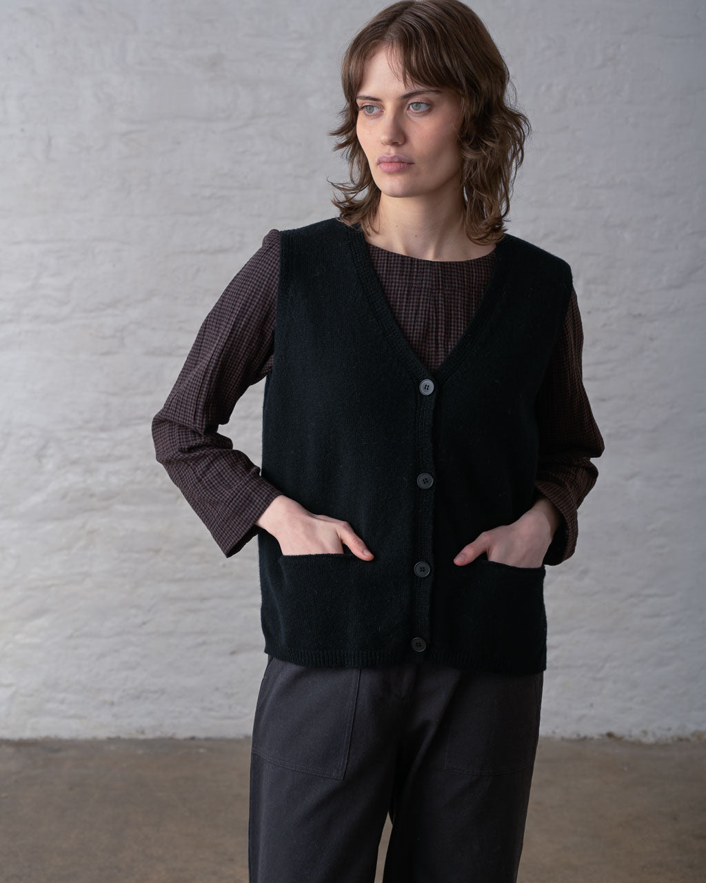 FREYA WOOL VEST - BIBICO