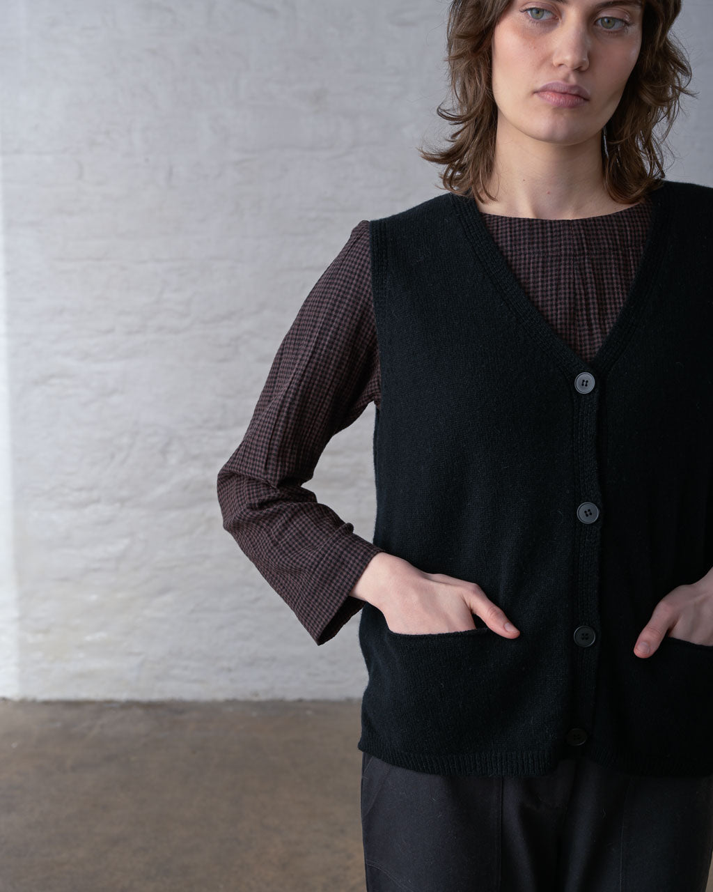 FREYA WOOL VEST - BIBICO