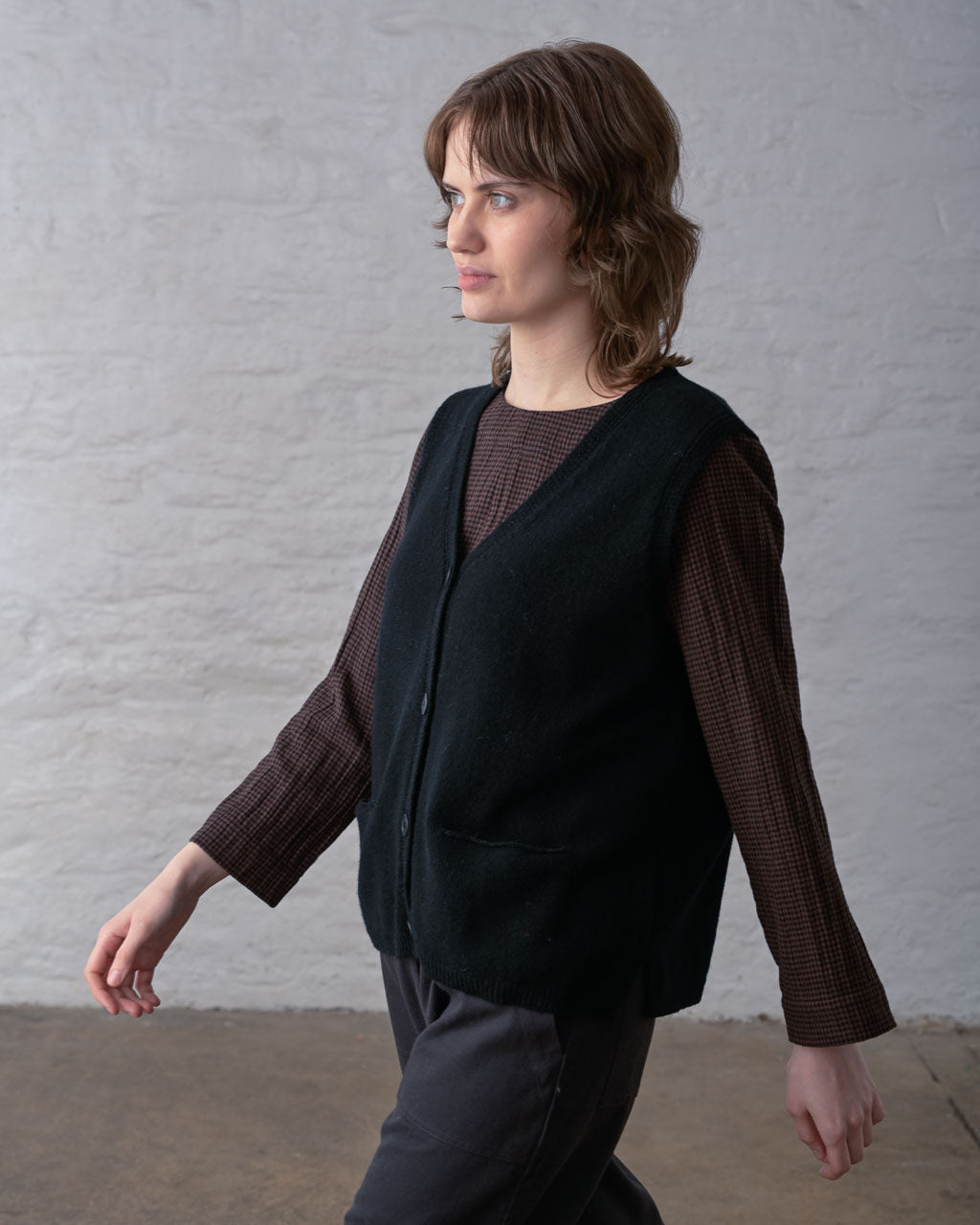 FREYA WOOL VEST - BIBICO
