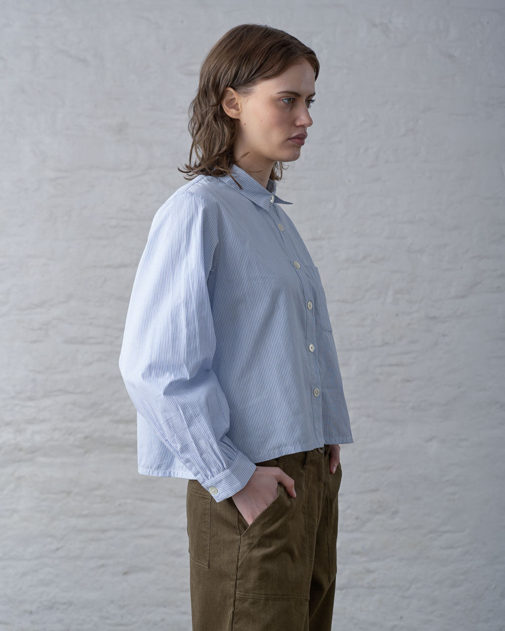 Ada Cropped Blouse - BIBICO