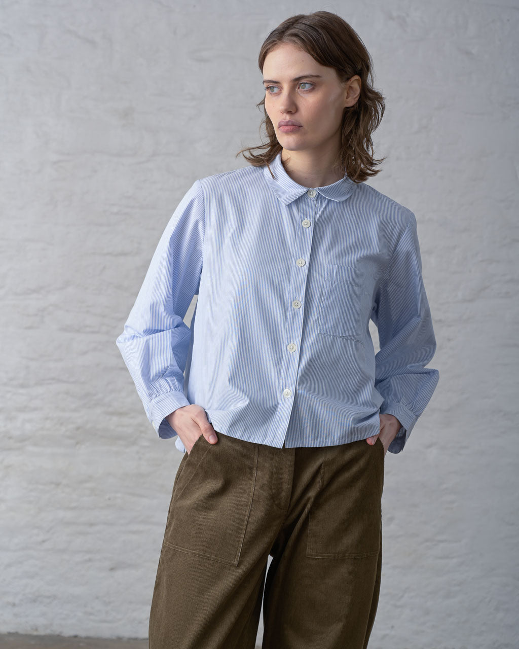 Ada Cropped Blouse - BIBICO