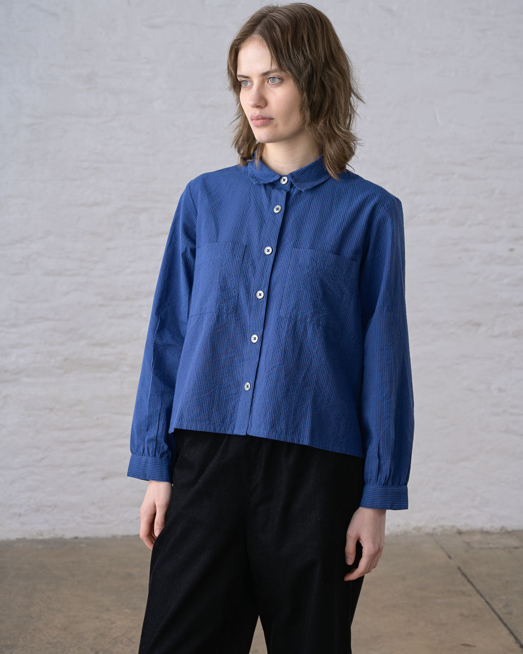 Ada Cropped Blouse - BIBICO