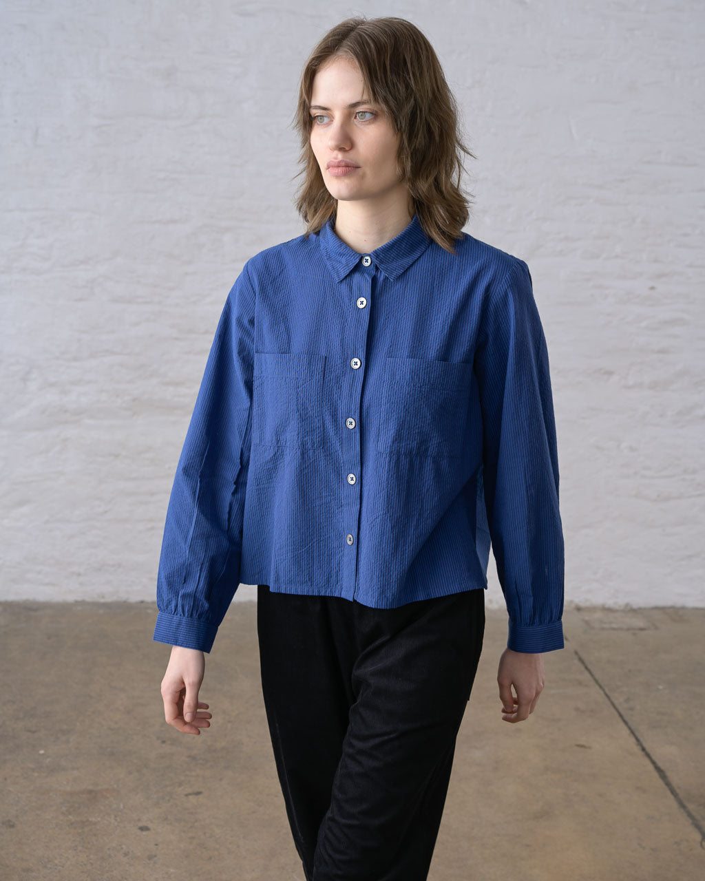 Ada Cropped Blouse - BIBICO