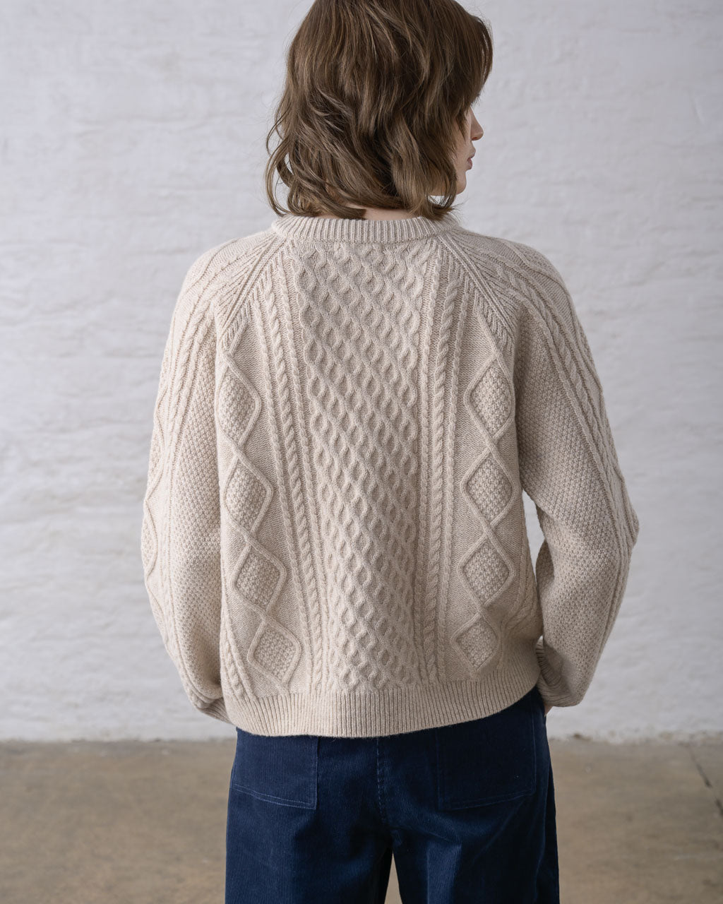 DERBY ARAN CARDIGAN - BIBICO
