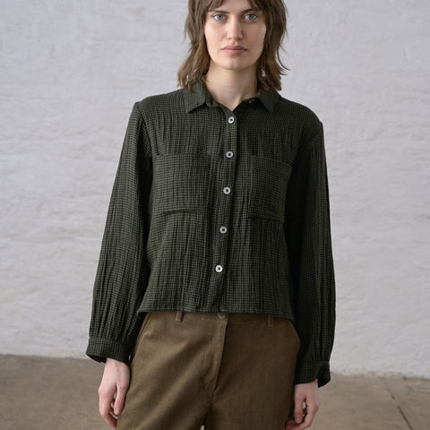 Ada Cropped Blouse - BIBICO