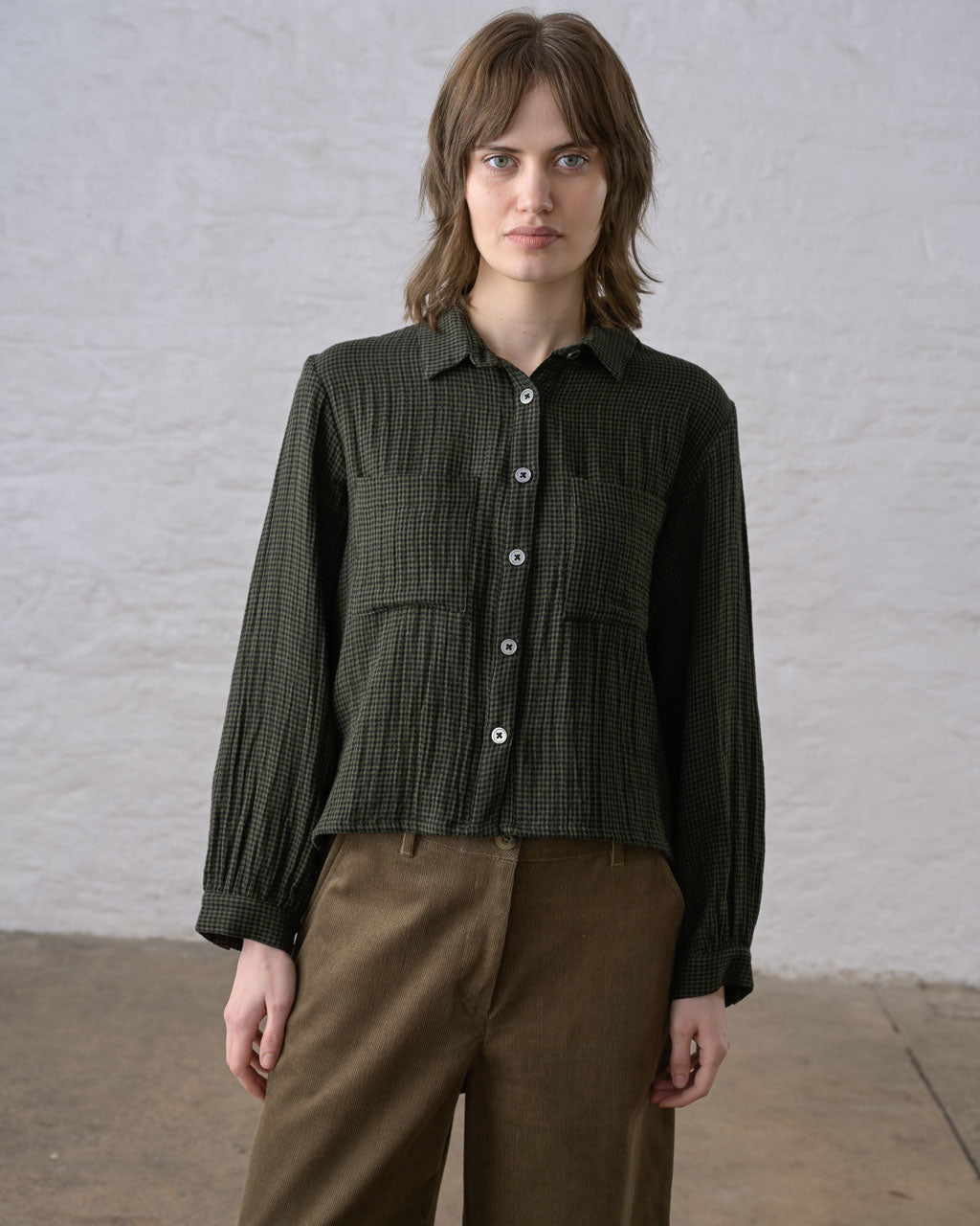 Ada Cropped Blouse - BIBICO