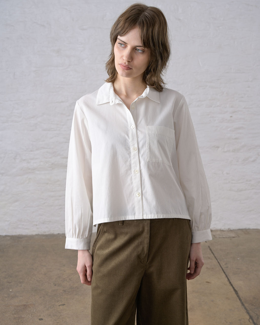 Ada Cropped Blouse - BIBICO