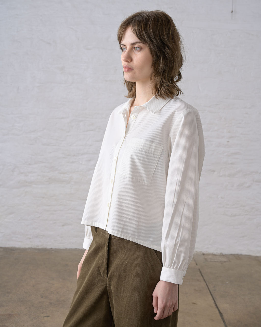 Ada Cropped Blouse - BIBICO