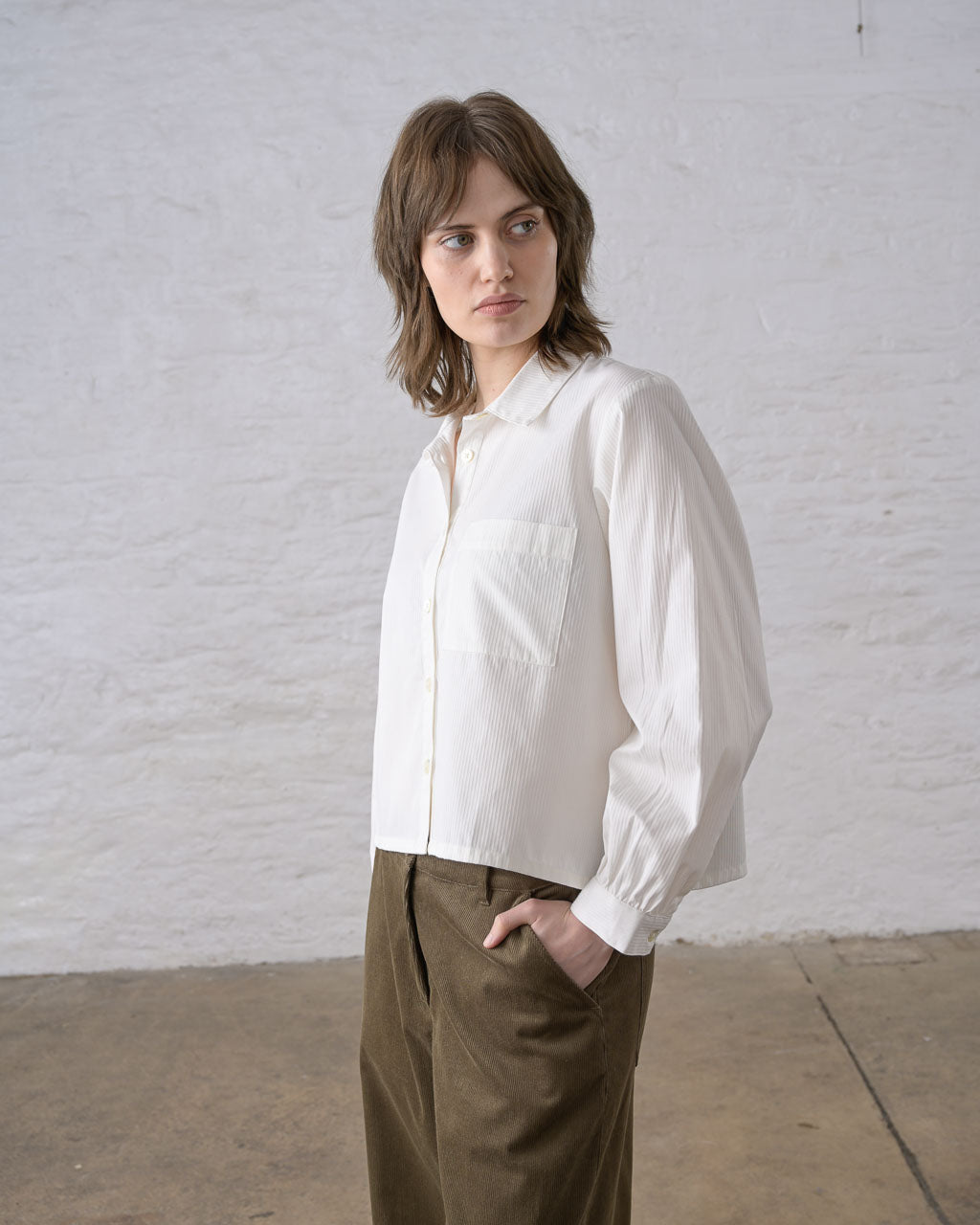 Ada Cropped Blouse - BIBICO