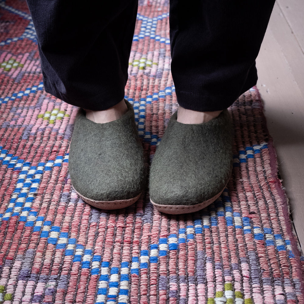 
                      
                        Greta Felted Wool Slippers
                      
                    