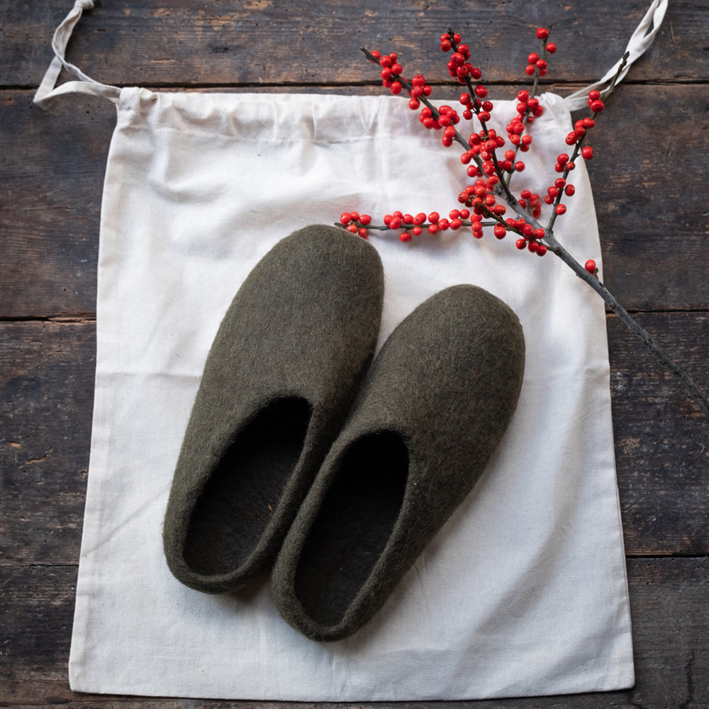 
                      
                        Greta Felted Wool Slippers
                      
                    
