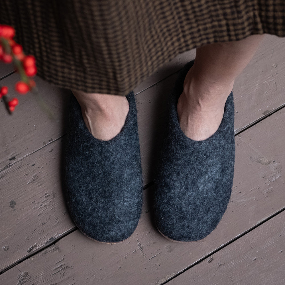 
                      
                        Greta Felted Wool Slippers
                      
                    