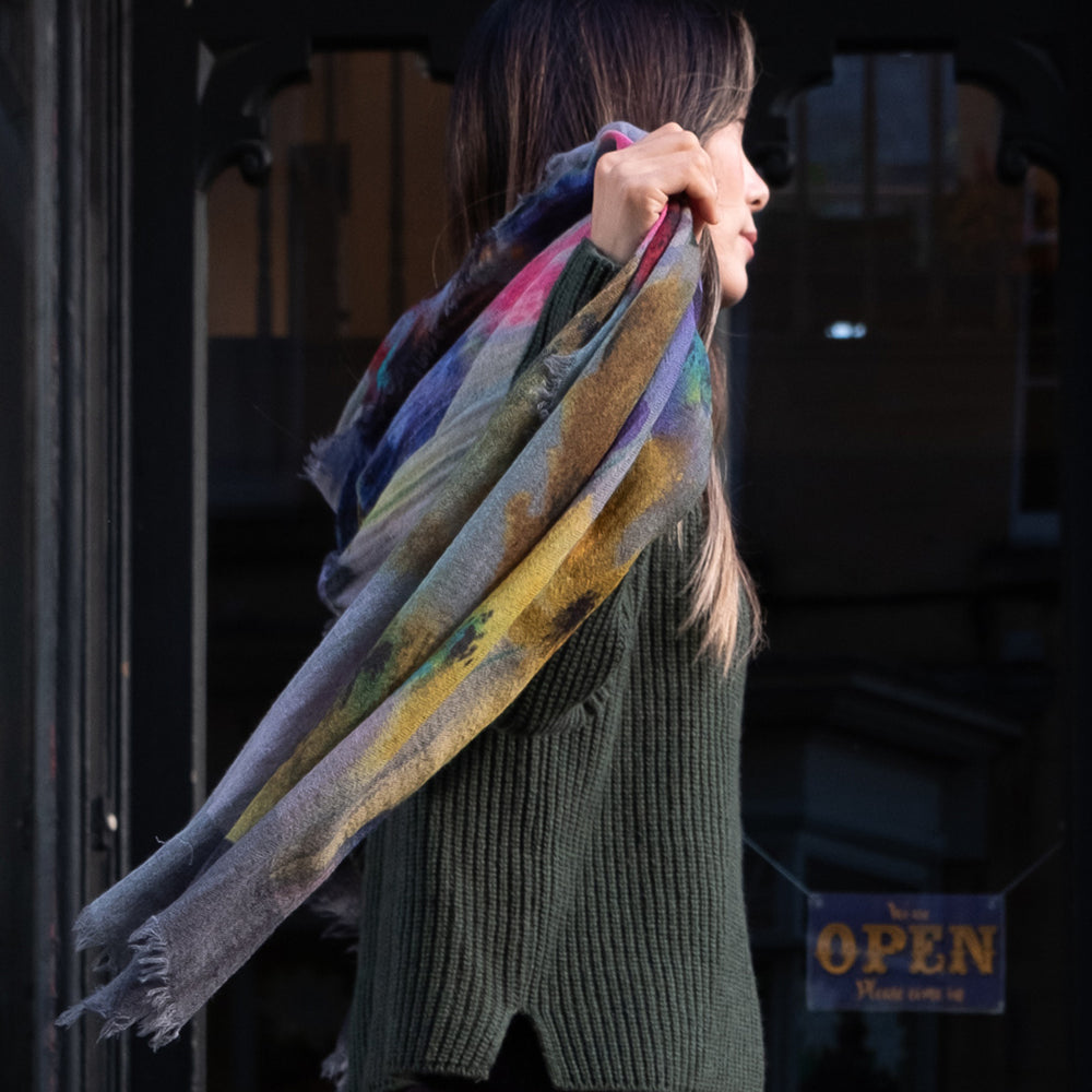 
                      
                        Sitges Fine Wool Scarf - BIBICO
                      
                    