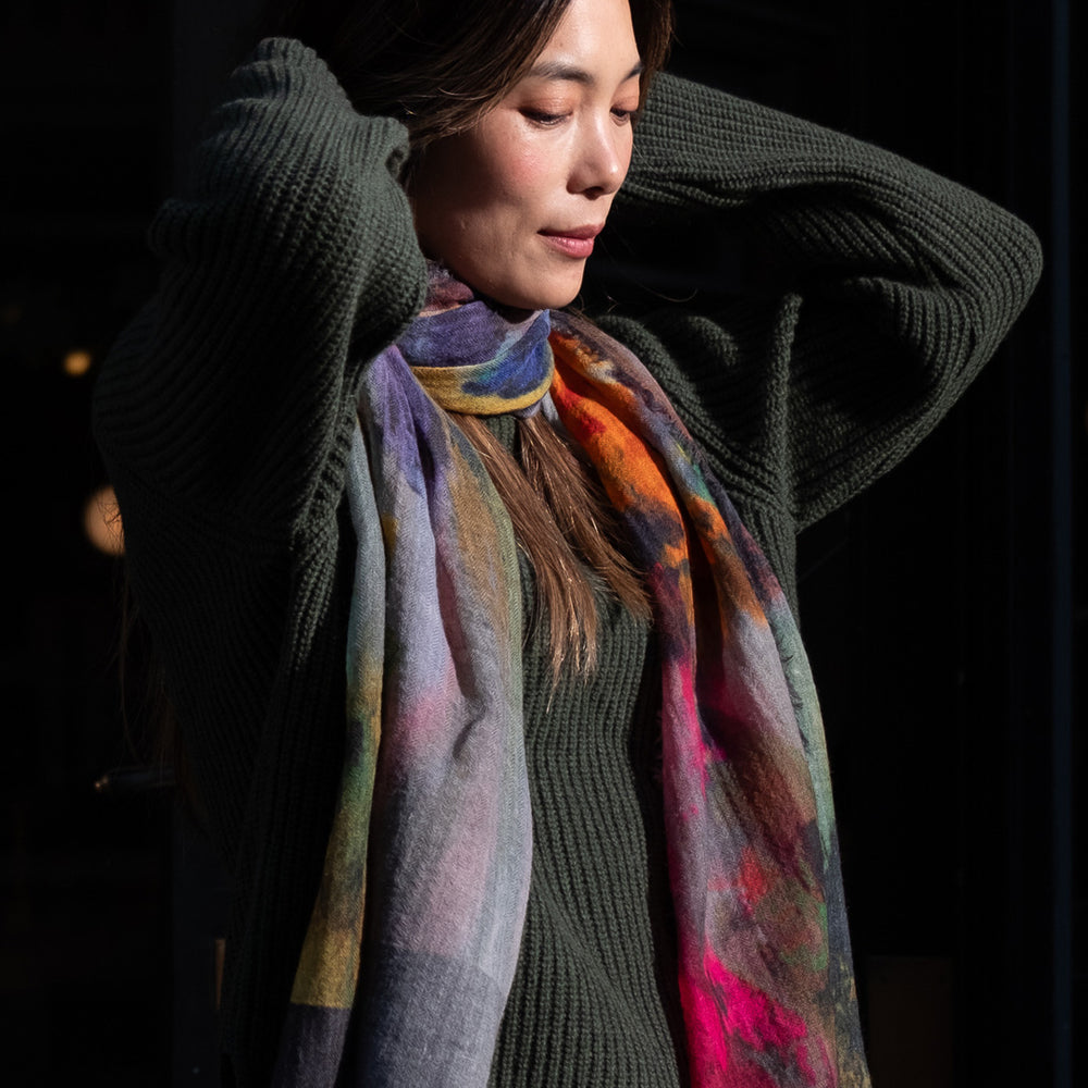 Sitges Fine Wool Scarf - BIBICO