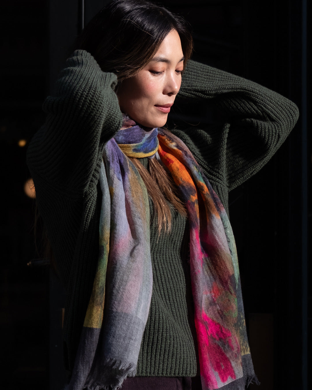 Sitges Fine Wool Scarf - BIBICO