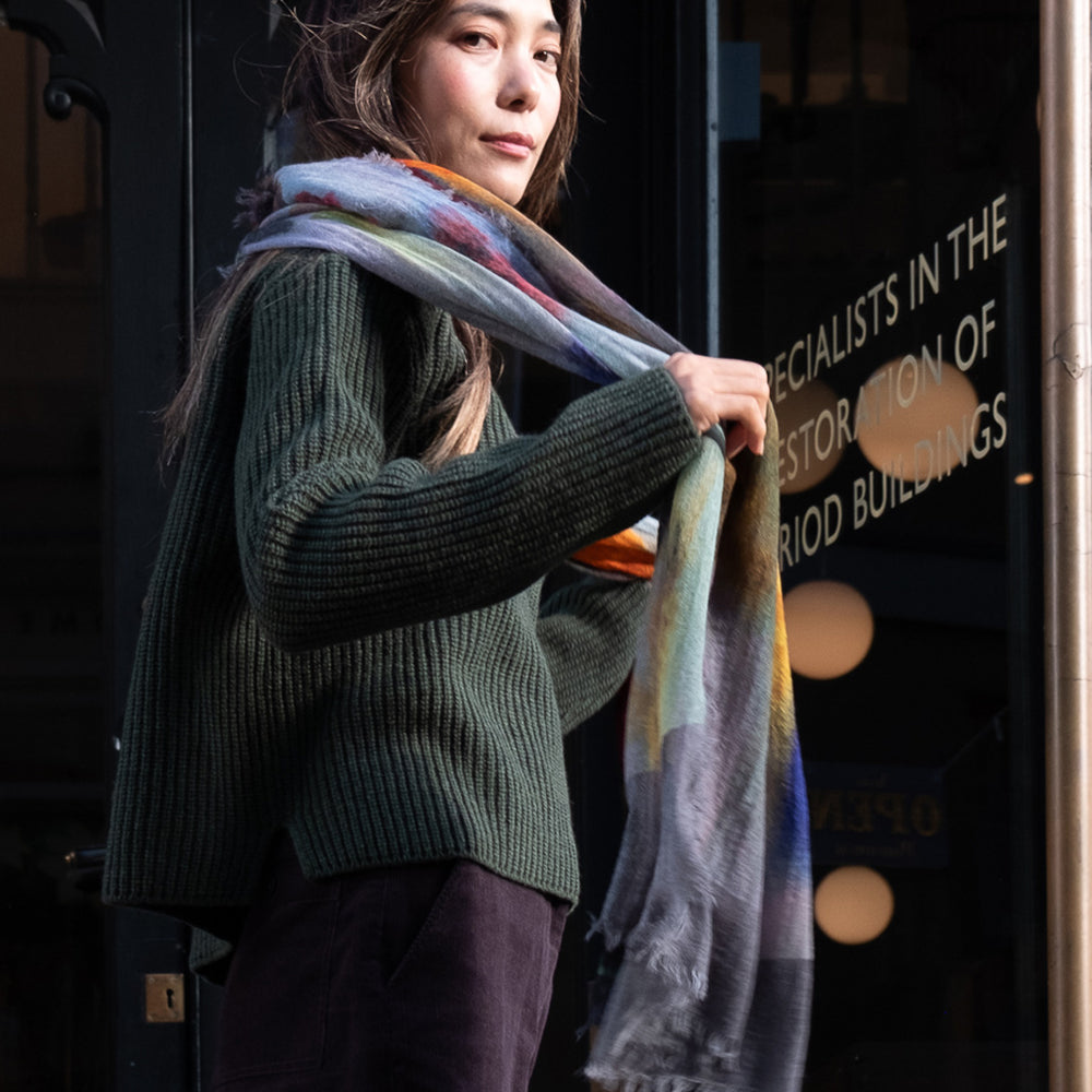 
                      
                        Sitges Fine Wool Scarf - BIBICO
                      
                    