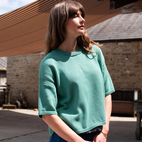 Lisa Boxy Knitted Top - BIBICO