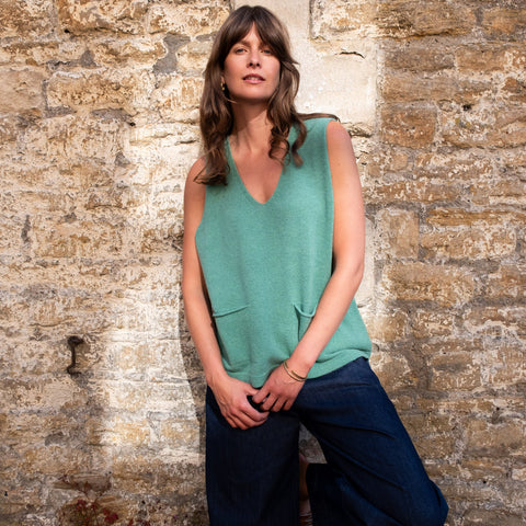 Aria Wool Tank Top - BIBICO