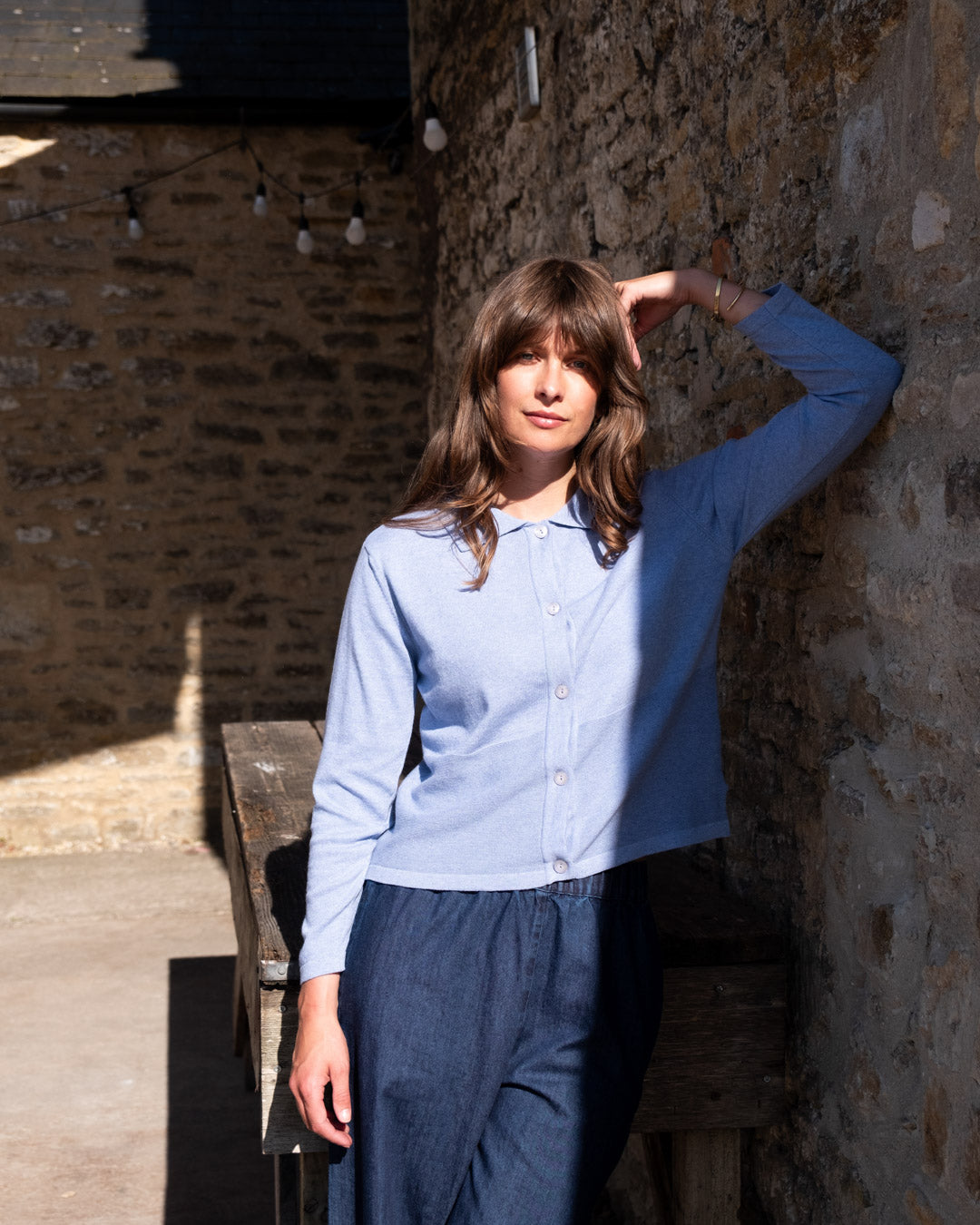 Alba Polo Neck Cardigan – BIBICO