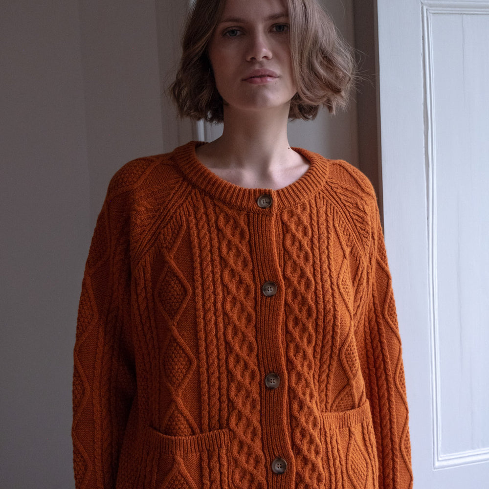 Derby Aran Cardigan - BIBICO