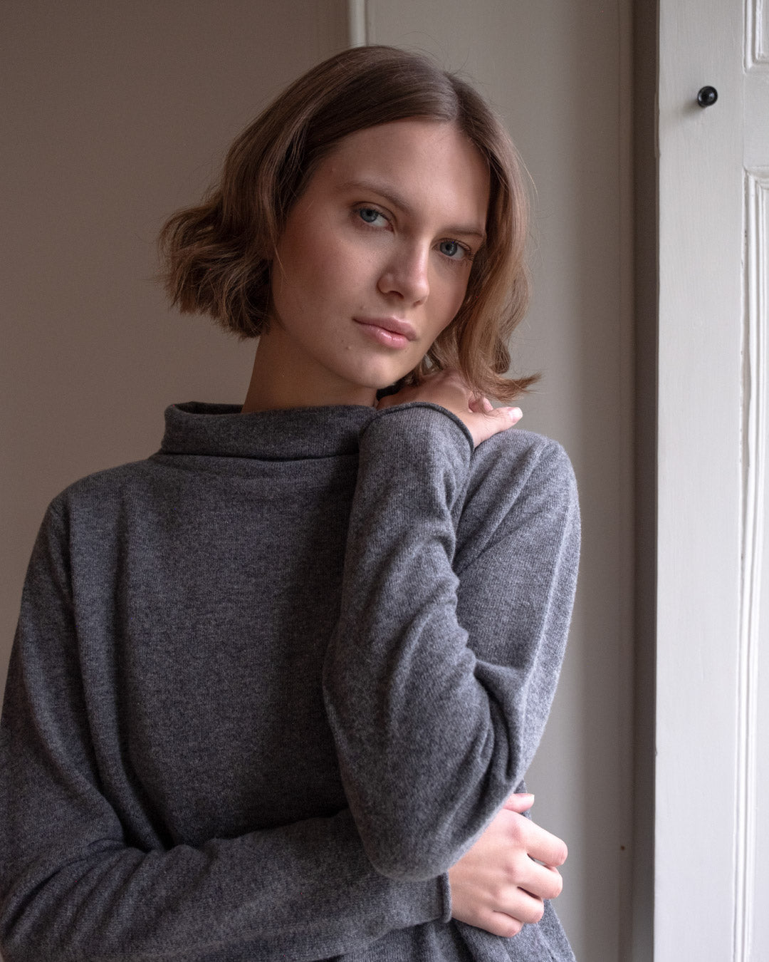 Aria Roll Neck Jumper