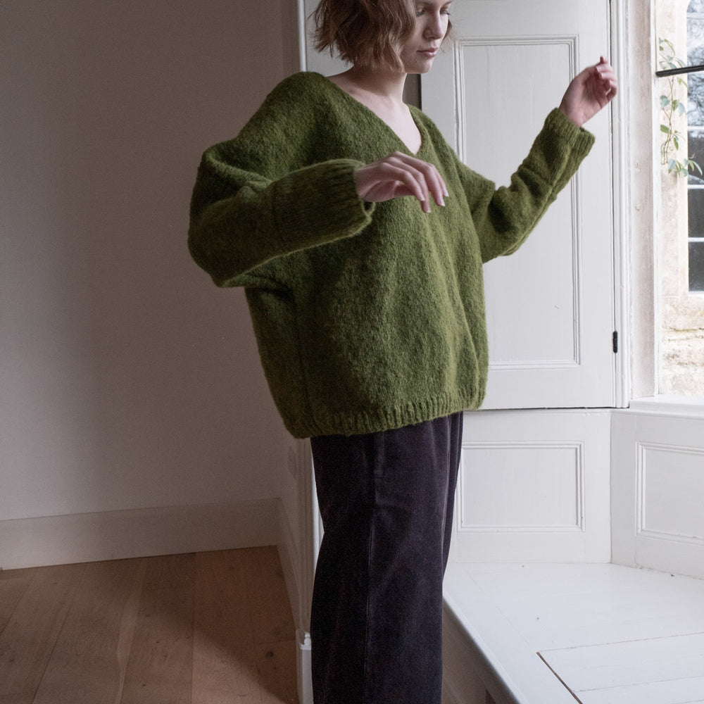 Leah V-neck Wool Jumper
