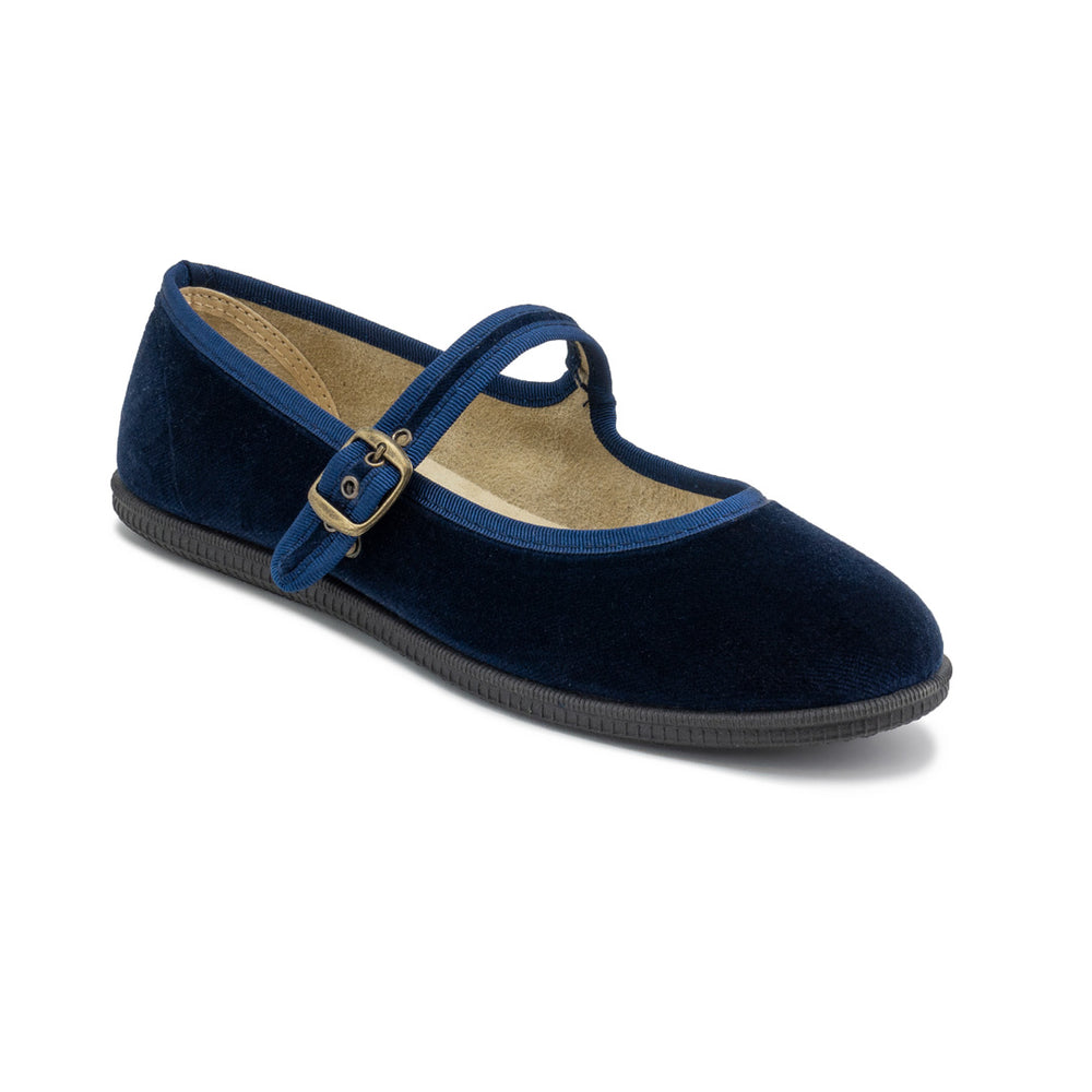 Mary Janes Velvet Shoes