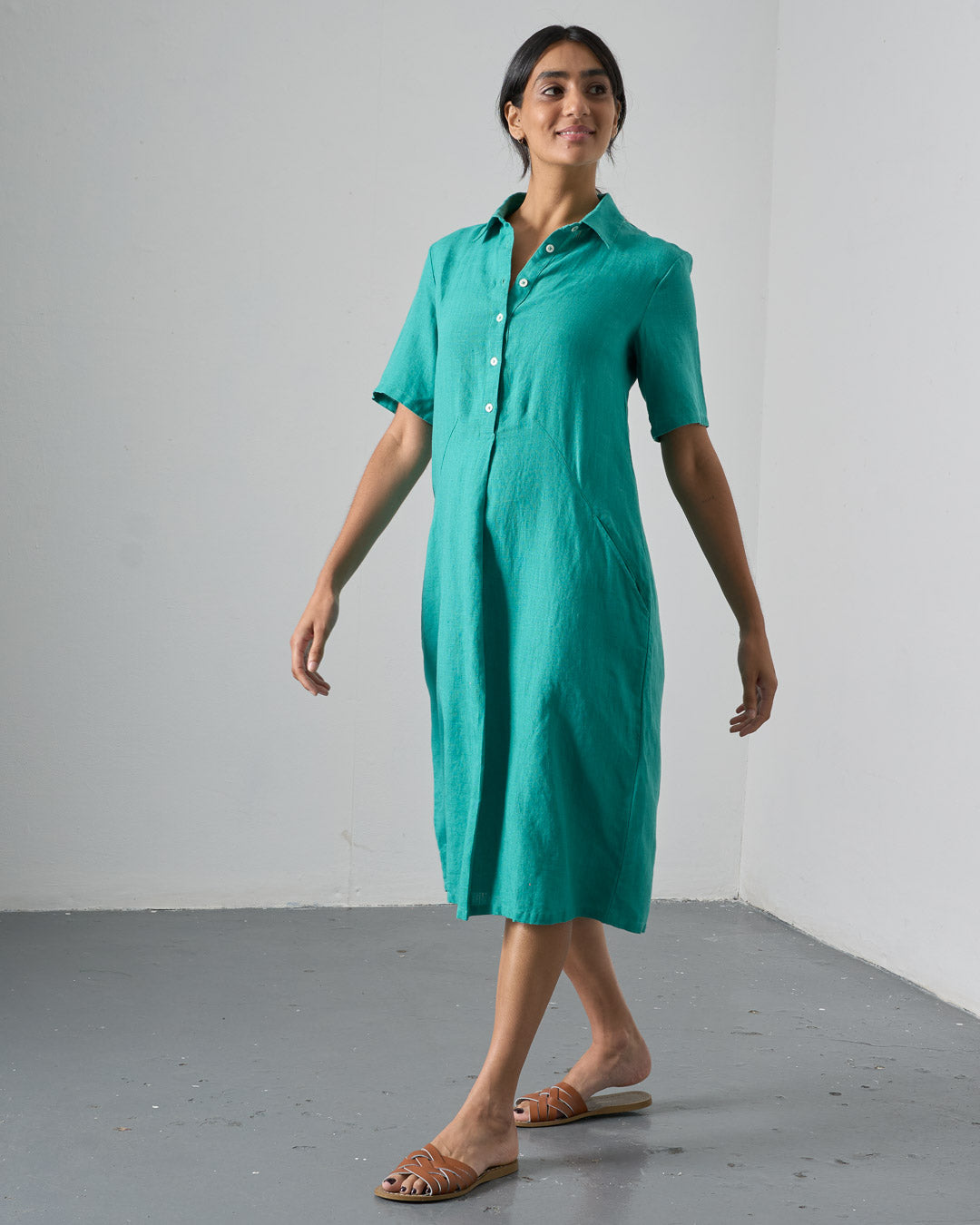 ALEXA SHIRT DRESS - BIBICO