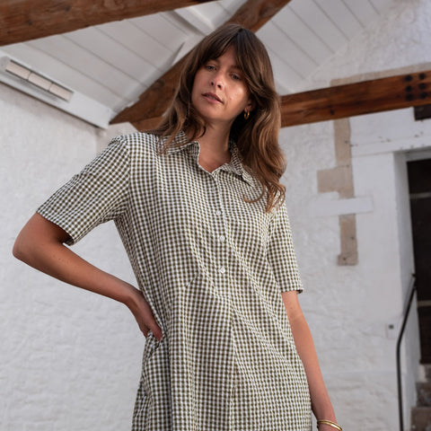 Alexa Shirt Dress - BIBICO