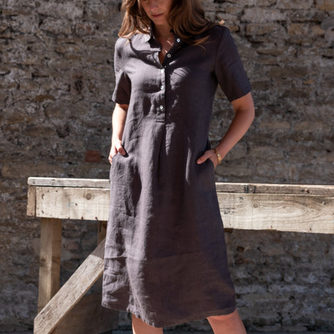 Alexa Shirt Dress - BIBICO